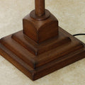 Retro Drum Floor Lamp Beige Khaki Fabric Shade Metal Base-Lighting > Floor Lamps-casanuva-casanuva