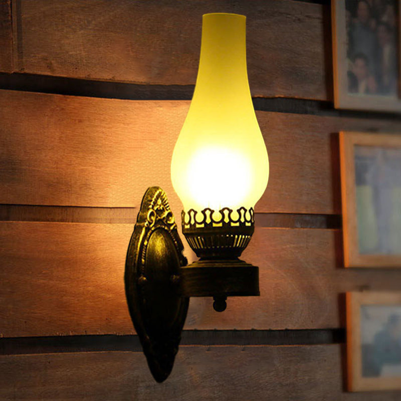 Retro Kerosene Wall Sconce Lamp 1-Light Design-Lighting > Wall Lights-casanuva-casanuva