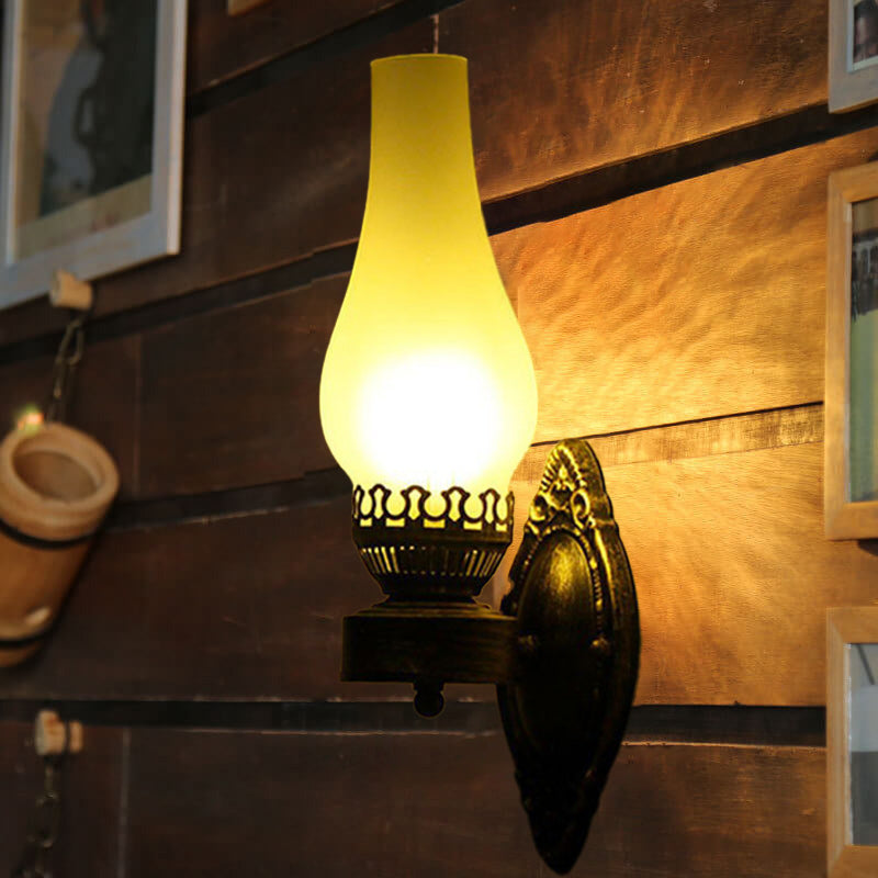 Retro Kerosene Wall Sconce Lamp 1-Light Design-Lighting > Wall Lights-casanuva-casanuva