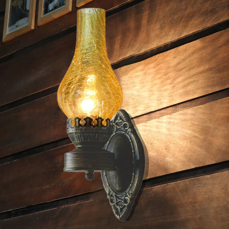 Retro Kerosene Wall Sconce Lamp 1-Light Design-Lighting > Wall Lights-casanuva-casanuva