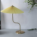 Retro Pleated Umbrella Table Lamp 1-Light Decorative Accent-Lighting > Table Lamps-casanuva-casanuva