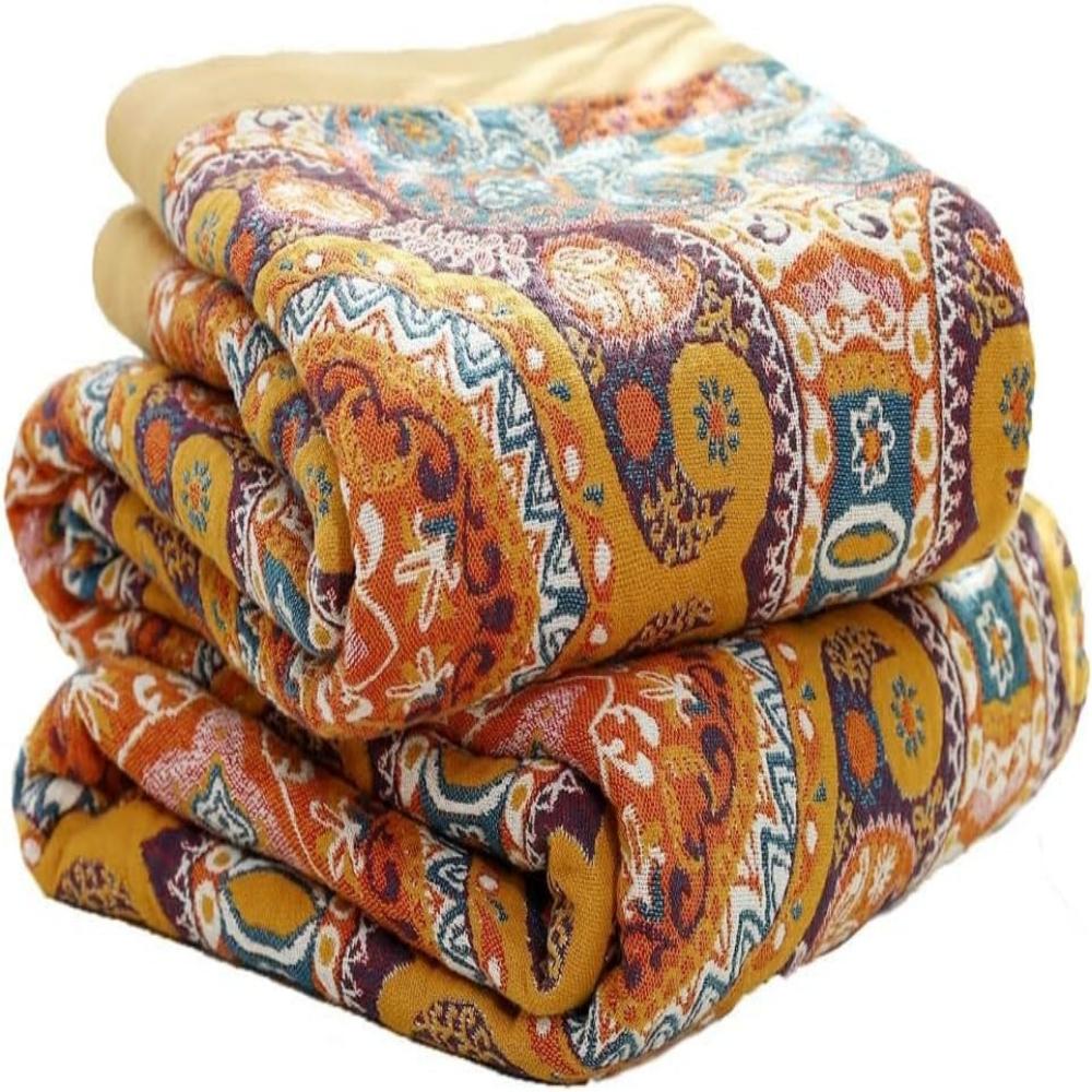 Reversible Boho Blanket-Bedding & Bath > Blankets-casanuva-59"x79"-casanuva