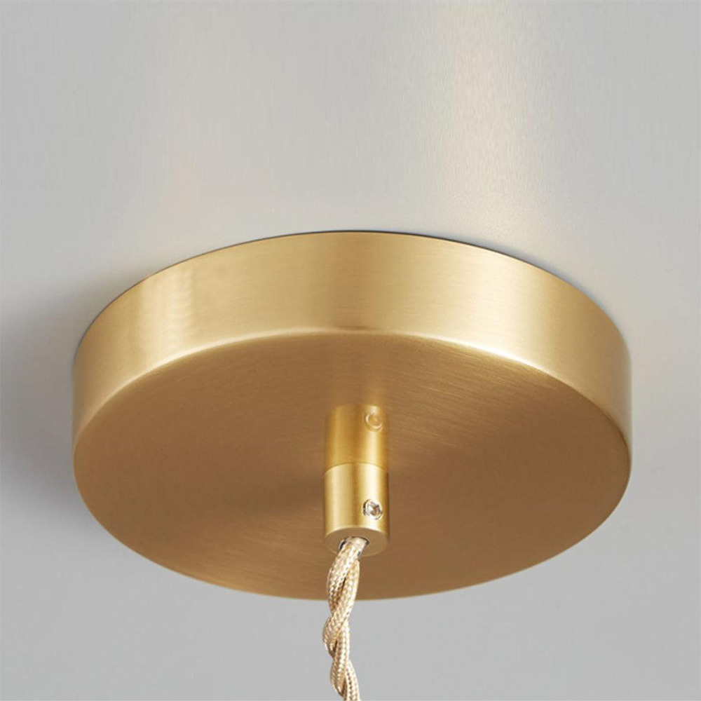 Ribbed Glass Pendant Light Vintage Design-Lighting > Pendant Lights-casanuva-casanuva