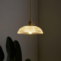 Ribbed Glass Pendant Light Vintage Design-Lighting > Pendant Lights-casanuva-casanuva