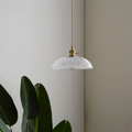 Ribbed Glass Pendant Light Vintage Design-Lighting > Pendant Lights-casanuva-casanuva