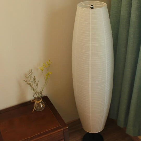 Rice Paper Column Floor Lamp 2-Light Nordic Minimalist Design-Lighting > Floor Lamps-casanuva-casanuva