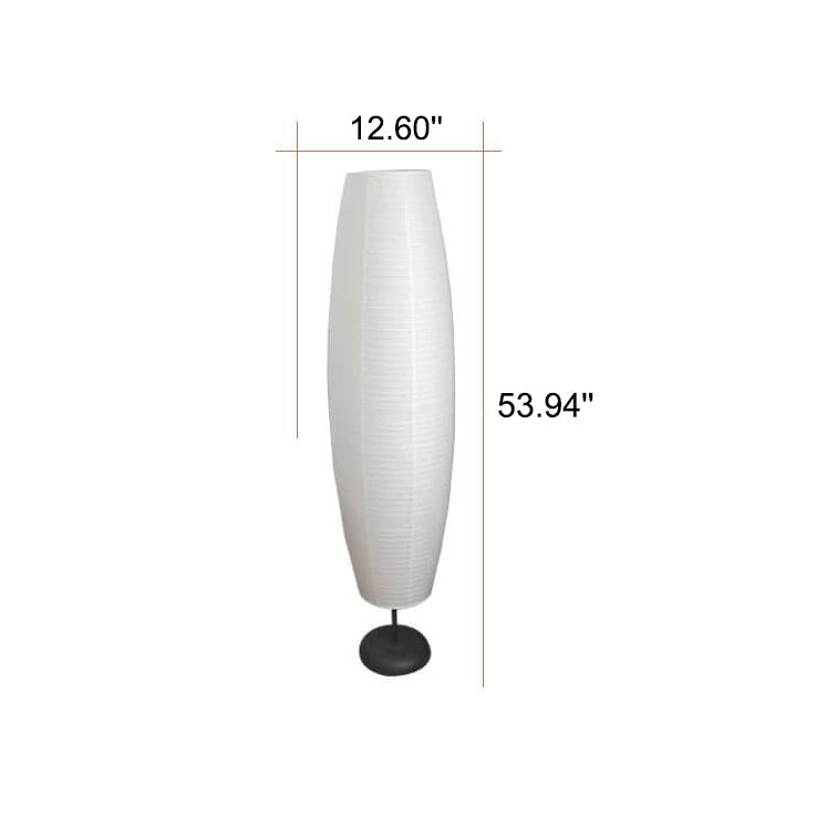 Rice Paper Column Floor Lamp 2-Light Nordic Minimalist Design-Lighting > Floor Lamps-casanuva-casanuva