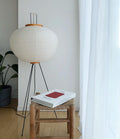Rice Paper Floor Lamp with Soft Glow Lighting-Lighting > Floor Lamps-casanuva-casanuva