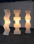 Rice Paper Floor Lamp with Soft Glow Lighting-Lighting > Floor Lamps-casanuva-casanuva