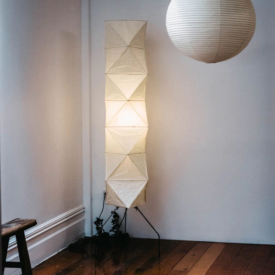 Rice Paper Floor Lamp with Soft Glow Lighting-Lighting > Floor Lamps-casanuva-casanuva