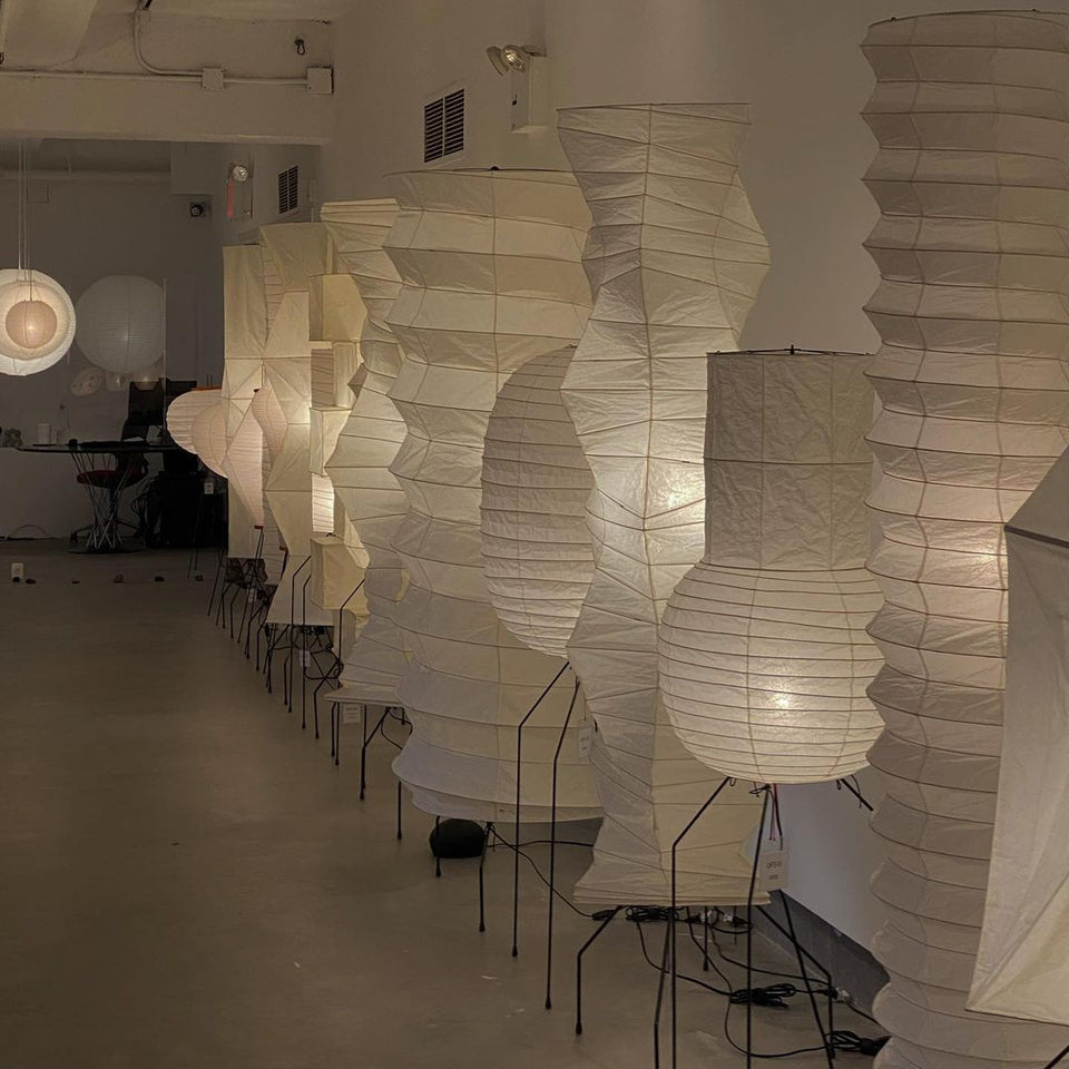Rice Paper Floor Lamp with Soft Glow Lighting-Lighting > Floor Lamps-casanuva-casanuva