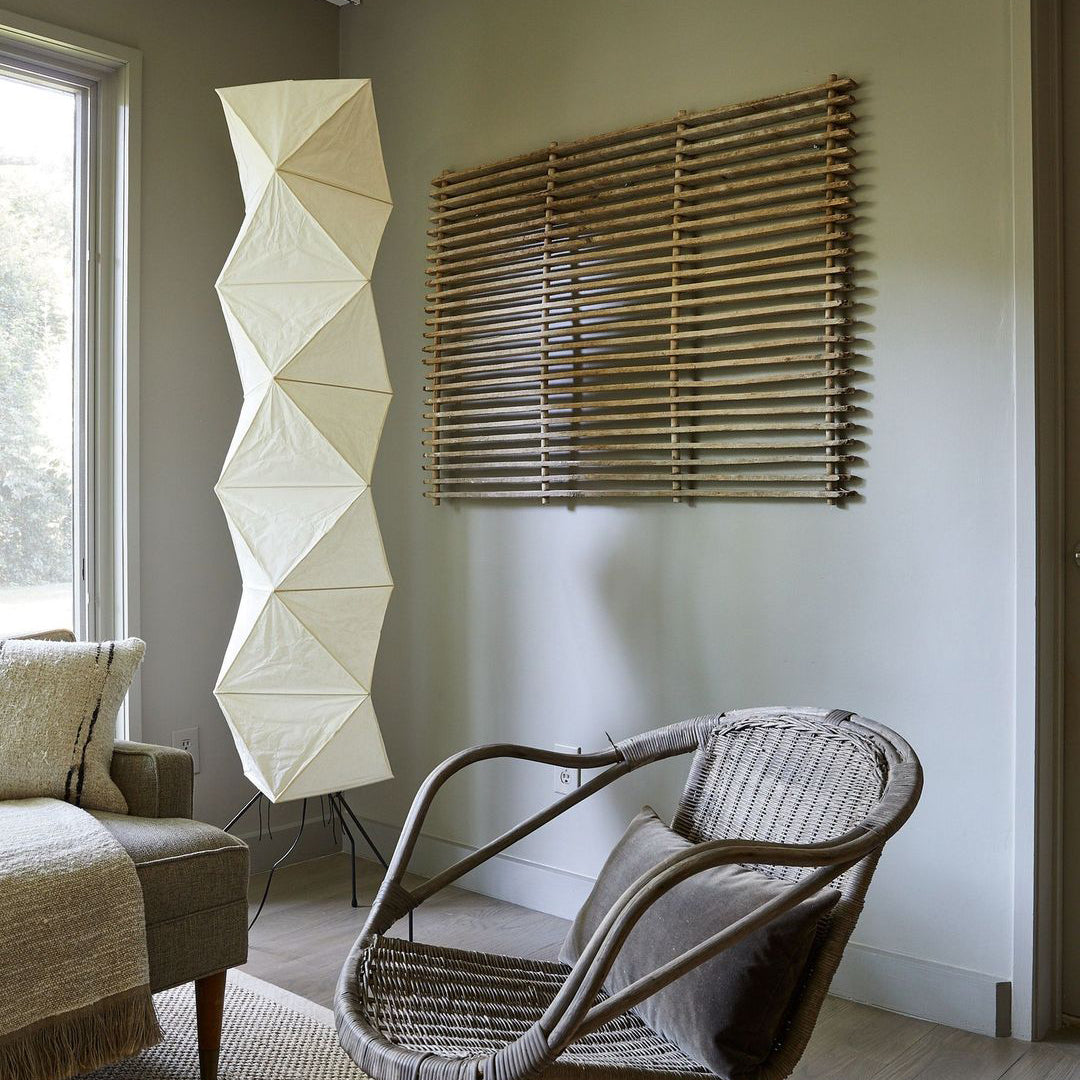 Rice Paper Floor Lamp with Soft Glow Lighting-Lighting > Floor Lamps-casanuva-casanuva