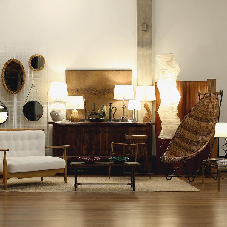 Rice Paper Floor Lamp with Soft Glow Lighting-Lighting > Floor Lamps-casanuva-casanuva