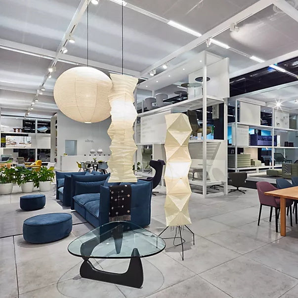 Rice Paper Floor Lamp with Soft Glow Lighting-Lighting > Floor Lamps-casanuva-casanuva
