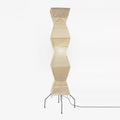 Rice Paper Floor Lamp with Soft Glow Lighting-Lighting > Floor Lamps-casanuva-casanuva