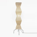 Rice Paper Floor Lamp with Soft Glow Lighting-Lighting > Floor Lamps-casanuva-casanuva