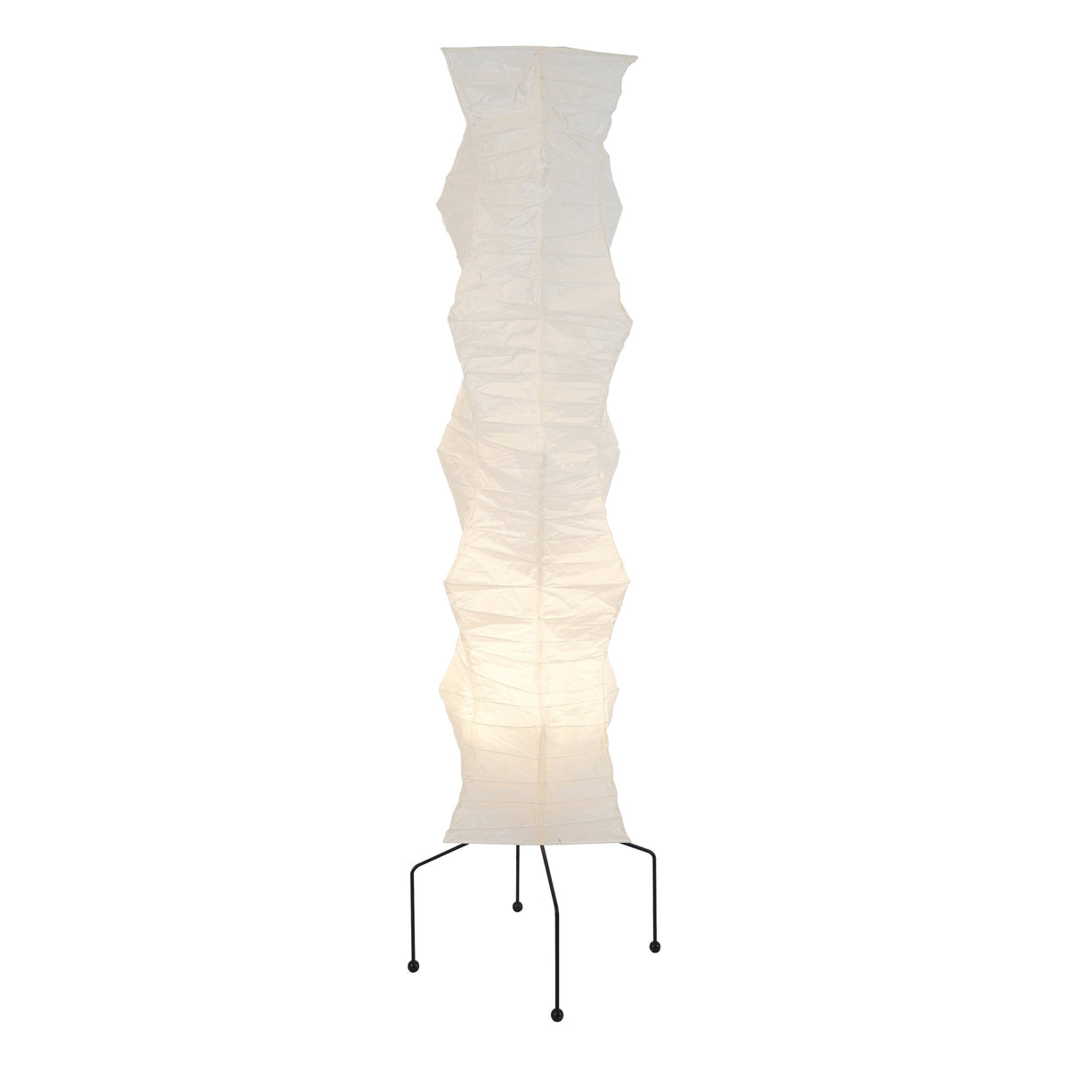 Rice Paper Floor Lamp with Soft Glow Lighting-Lighting > Floor Lamps-casanuva-casanuva