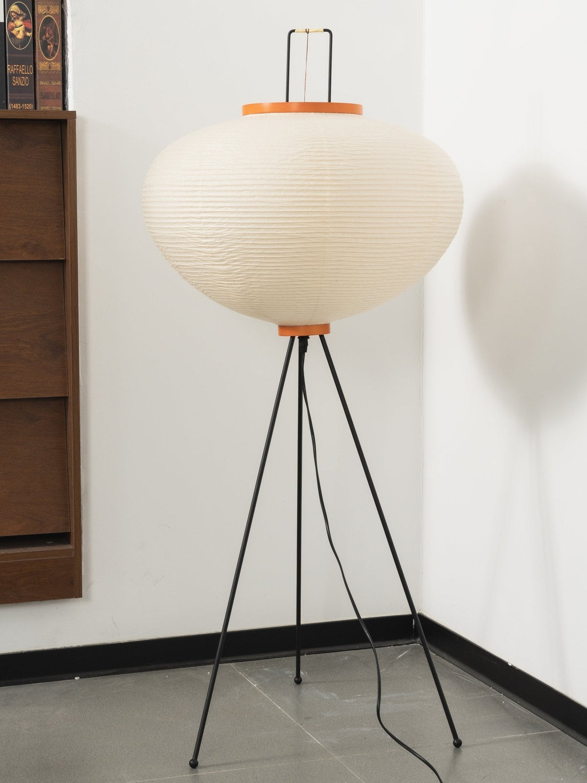 Rice Paper Floor Lamp with Soft Glow Lighting-Lighting > Floor Lamps-casanuva-casanuva