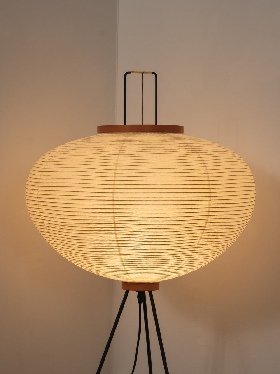 Rice Paper Floor Lamp with Soft Glow Lighting-Lighting > Floor Lamps-casanuva-casanuva