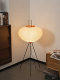 Rice Paper Floor Lamp with Soft Glow Lighting-Lighting > Floor Lamps-casanuva-casanuva
