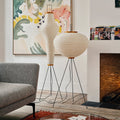 Rice Paper Floor Lamp with Soft Glow Lighting-Lighting > Floor Lamps-casanuva-casanuva