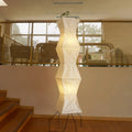 Rice Paper Floor Lamp with Soft Glow Lighting-Lighting > Floor Lamps-casanuva-casanuva