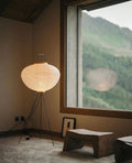 Rice Paper Floor Lamp with Soft Glow Lighting-Lighting > Floor Lamps-casanuva-casanuva