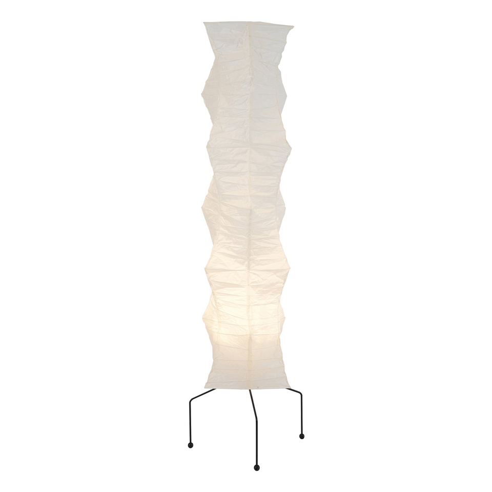 Rice Paper Floor Lamp with Soft Glow Lighting-Lighting > Floor Lamps-casanuva-47cmx190cm-White-US Plug-casanuva