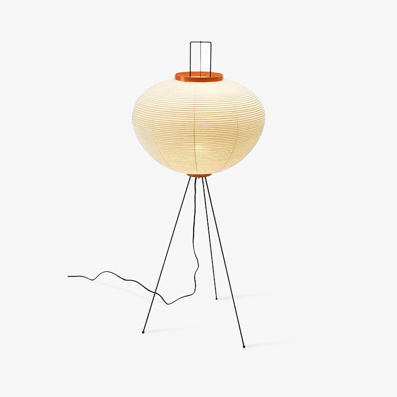 Rice Paper Floor Lamp with Soft Glow Lighting-Lighting > Floor Lamps-casanuva-casanuva
