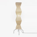 Rice Paper Floor Lamp with Soft Glow Lighting-Lighting > Floor Lamps-casanuva-52cmx188cm-White-US Plug-casanuva