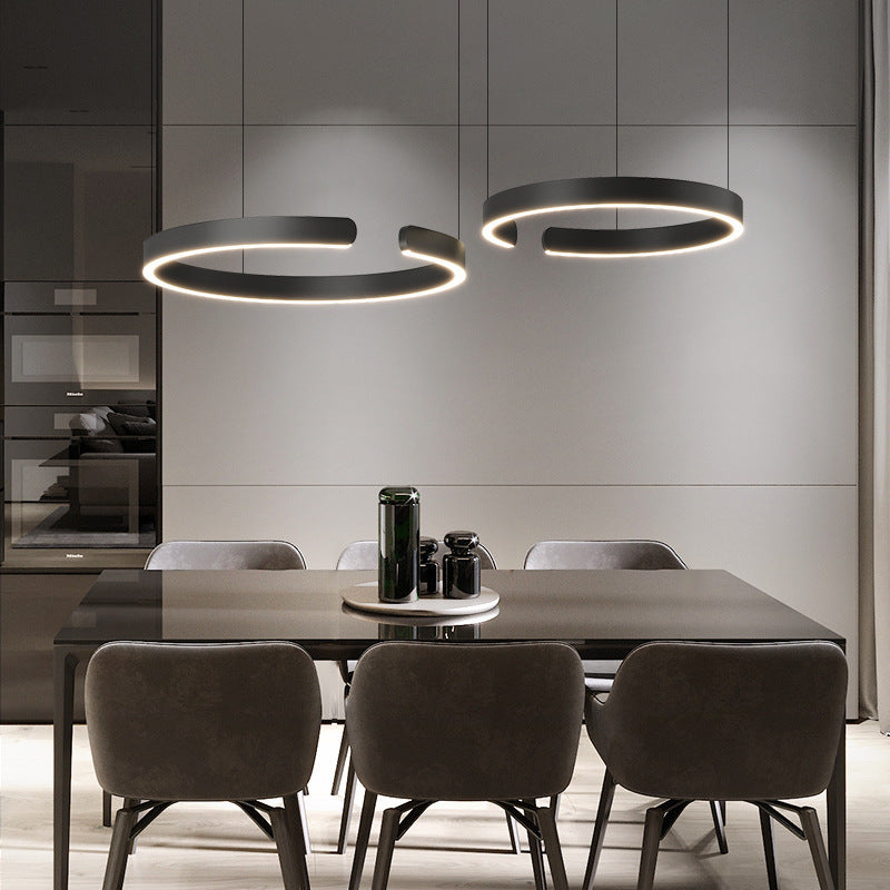 Ring Pendant Light with Adjustable Height-Lighting > Pendant Lights-casanuva-casanuva