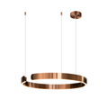 Ring Pendant Light with Adjustable Height-Lighting > Pendant Lights-casanuva-60cm-Rose Gold-casanuva