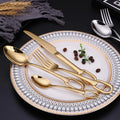Ringlet Flatware Set 18/10 Stainless Steel with Ring Handle-Kitchen & Dining > Cutlery-casanuva-casanuva