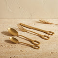 Ringlet Flatware Set 18/10 Stainless Steel with Ring Handle-Kitchen & Dining > Cutlery-casanuva-casanuva