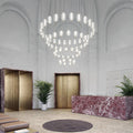 Ripple Pattern Glass LED Pendant Light-Lighting > Pendant Lights-casanuva-casanuva