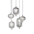Ripple Pattern Glass LED Pendant Light-Lighting > Pendant Lights-casanuva-casanuva