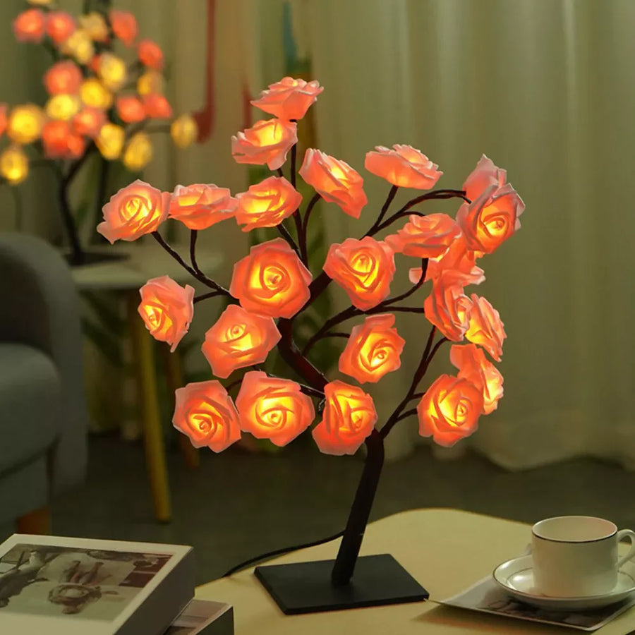 Rose Tree Floral Arrangement-Home Decor > Decorative Accessories-casanuva-casanuva
