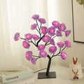 Rose Tree Floral Arrangement-Home Decor > Decorative Accessories-casanuva-Violet-casanuva
