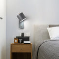 Rotatable Cylinder Wall Sconce 1-Light Nordic Style Lamp-Lighting > Wall Lights-casanuva-Gray-220V-240V-casanuva