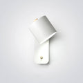 Rotatable Cylinder Wall Sconce 1-Light Nordic Style Lamp-Lighting > Wall Lights-casanuva-White-100V-120V-casanuva