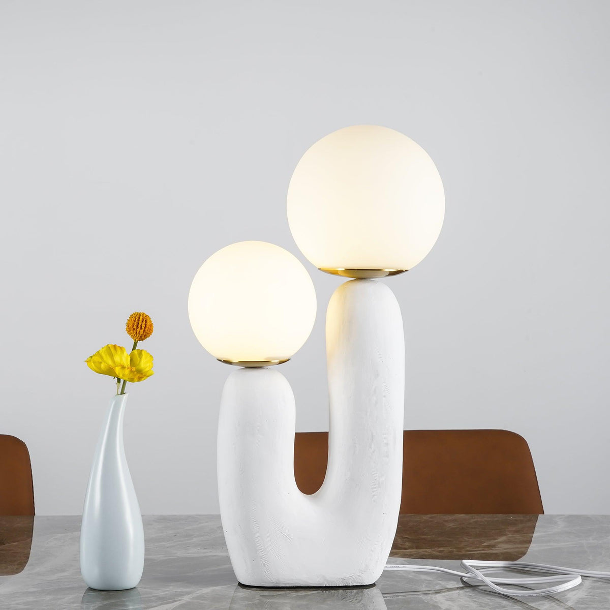 Rough Textured Table Lamp-Lighting > Table Lamps-casanuva-casanuva