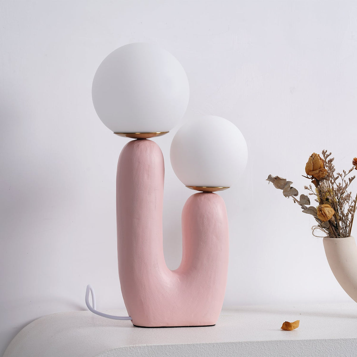 Rough Textured Table Lamp-Lighting > Table Lamps-casanuva-casanuva