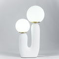 Rough Textured Table Lamp-Lighting > Table Lamps-casanuva-26cmx42cm-White Original-US Plug-casanuva