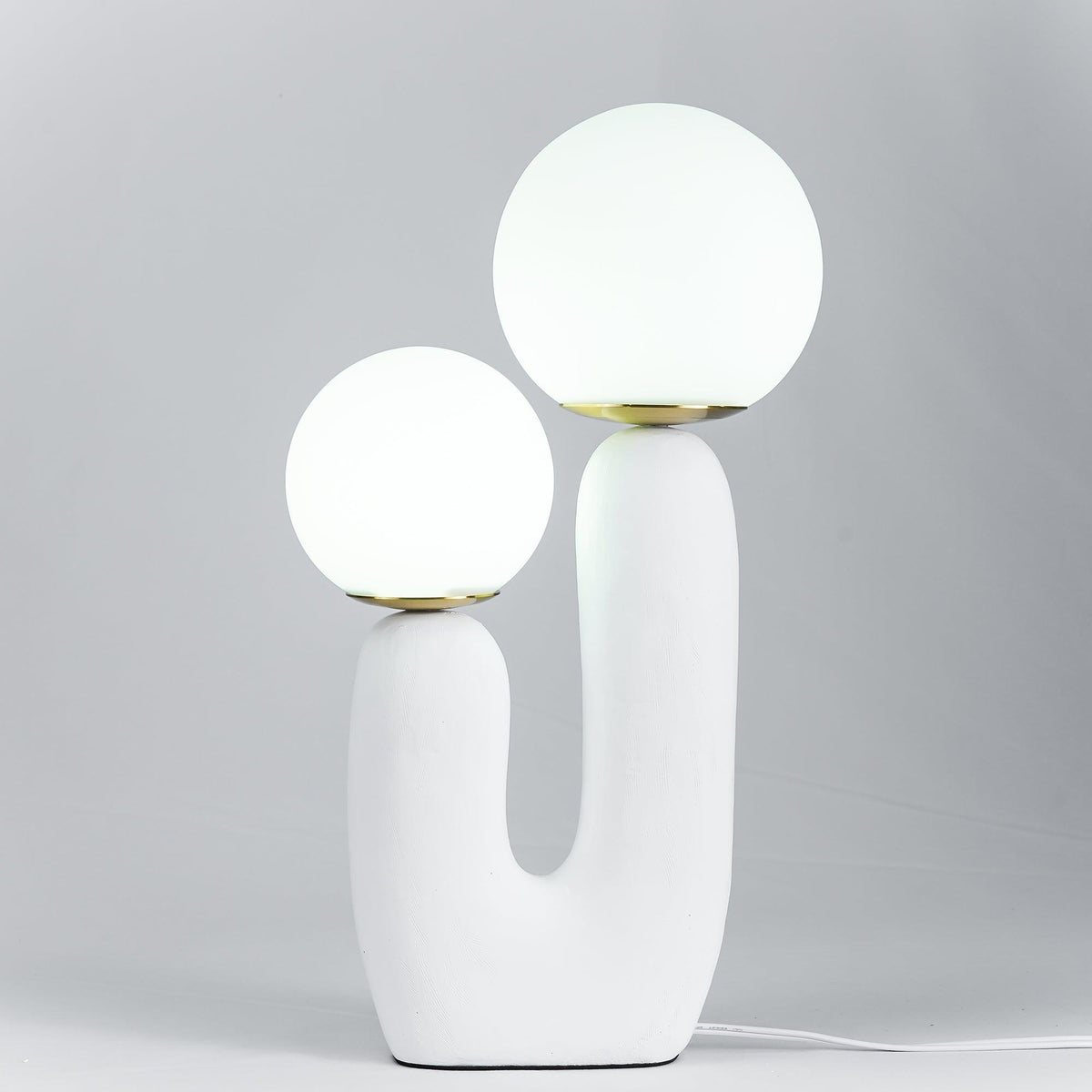 Rough Textured Table Lamp-Lighting > Table Lamps-casanuva-26cmx42cm-White Original-US Plug-casanuva