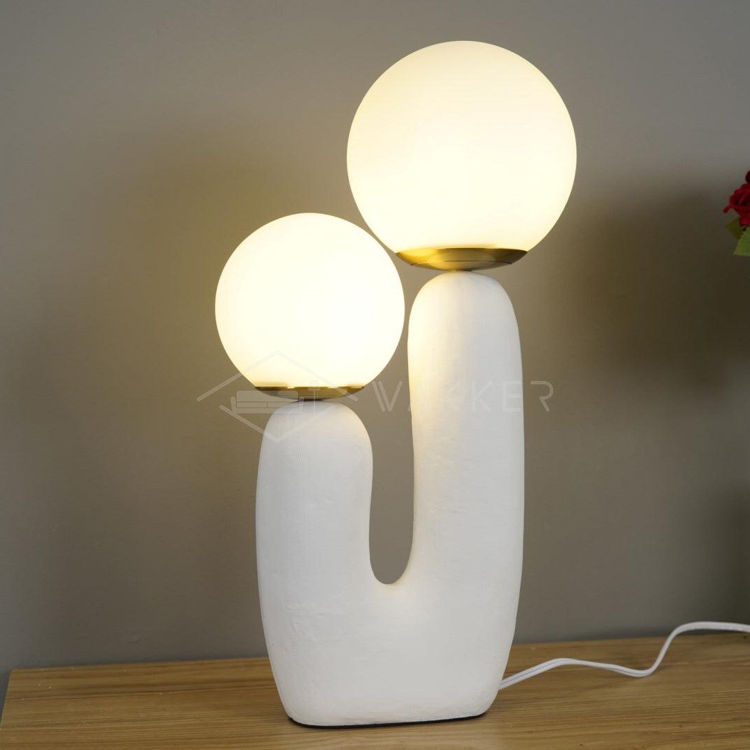Rough Textured Table Lamp-Lighting > Table Lamps-casanuva-casanuva