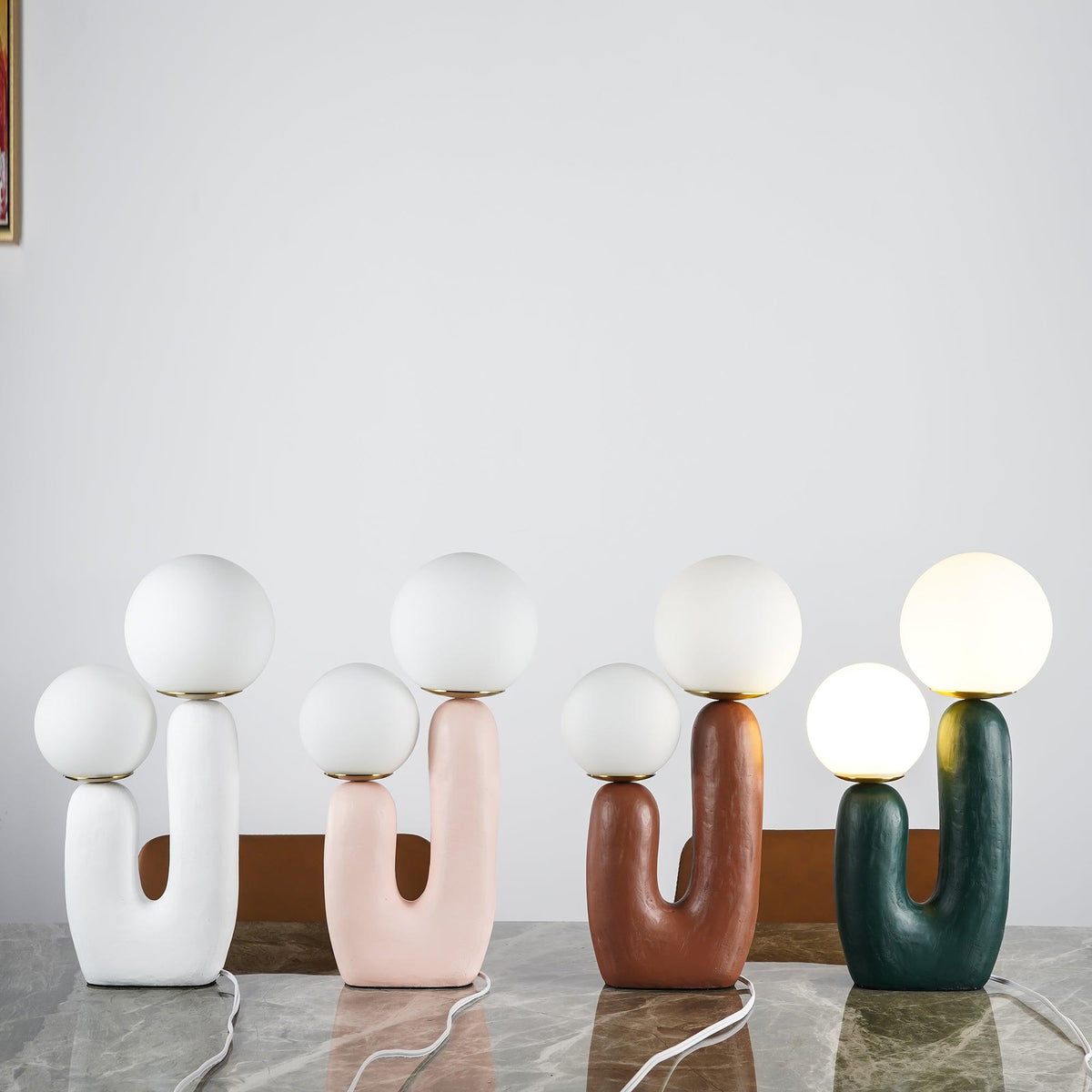 Rough Textured Table Lamp-Lighting > Table Lamps-casanuva-casanuva