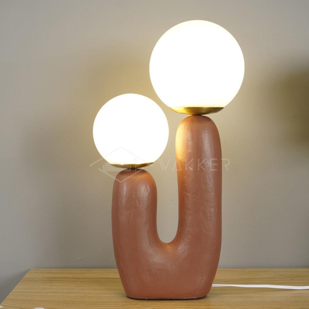 Rough Textured Table Lamp-Lighting > Table Lamps-casanuva-casanuva