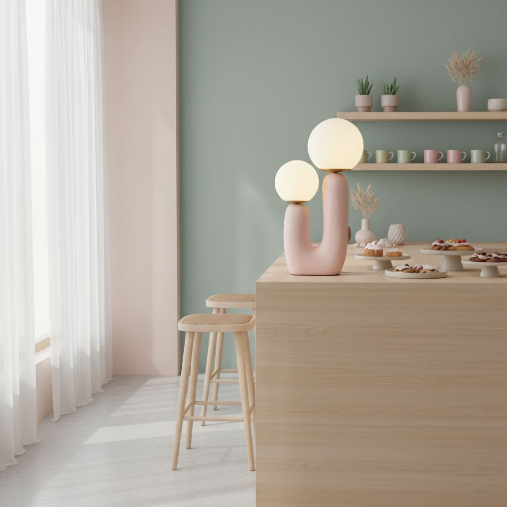 Rough Textured Table Lamp-Lighting > Table Lamps-casanuva-casanuva