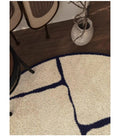 Round Carpet Soft Elegant Easy to Maintain French Style-Rugs & Mats > Area Rugs-casanuva-casanuva