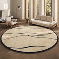 Round Carpet Soft Elegant Easy to Maintain French Style-Rugs & Mats > Area Rugs-casanuva-B-80 x 80 cm-casanuva